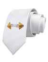 Sarcastic Fortune Cookie Printed White Necktie