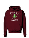 Sassy Lass St Patricks Day Dark Hoodie Sweatshirt-Hoodie-TooLoud-Maroon-Small-Davson Sales