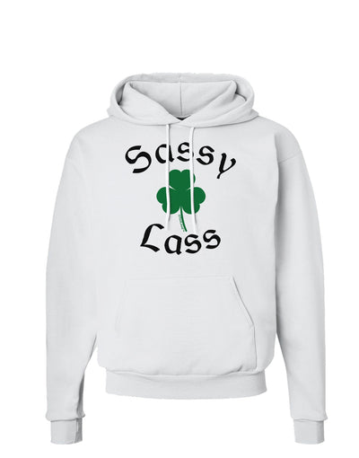 Sassy Lass St Patricks Day Hoodie Sweatshirt-Hoodie-TooLoud-White-Small-Davson Sales