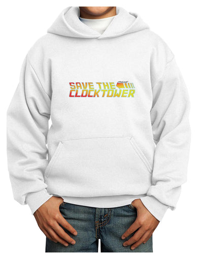 Save The Clock Tower Youth Hoodie Pullover Sweatshirt by TooLoud-Youth Hoodie-TooLoud-White-XS-Davson Sales