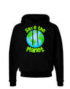 Save the Planet - Earth Dark Hoodie Sweatshirt-Hoodie-TooLoud-Black-Small-Davson Sales