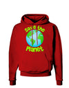 Save the Planet - Earth Dark Hoodie Sweatshirt-Hoodie-TooLoud-Red-Small-Davson Sales