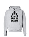 Save The Sharks Hoodie Sweatshirt-Hoodie-TooLoud-AshGray-Small-Davson Sales