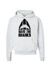 Save The Sharks Hoodie Sweatshirt-Hoodie-TooLoud-White-Small-Davson Sales