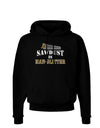 Sawdust is Man Glitter Dark Hoodie Sweatshirt by TooLoud-Hoodie-TooLoud-Black-Small-Davson Sales