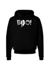 Scary Boo Text Dark Hoodie Sweatshirt-Hoodie-TooLoud-Black-Small-Davson Sales