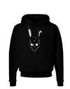 Scary Bunny Face Black Dark Hoodie Sweatshirt-Hoodie-TooLoud-Black-Small-Davson Sales