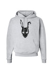 Scary Bunny Face Black Distressed Hoodie Sweatshirt-Hoodie-TooLoud-AshGray-Small-Davson Sales