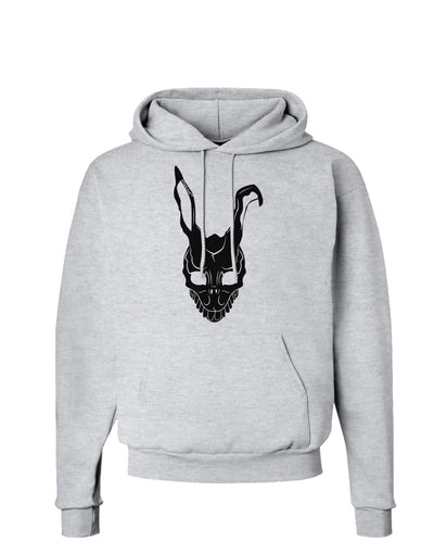 Scary Bunny Face Black Hoodie Sweatshirt-Hoodie-TooLoud-AshGray-Small-Davson Sales