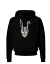 Scary Bunny Face Dark Hoodie Sweatshirt-Hoodie-TooLoud-Black-Small-Davson Sales