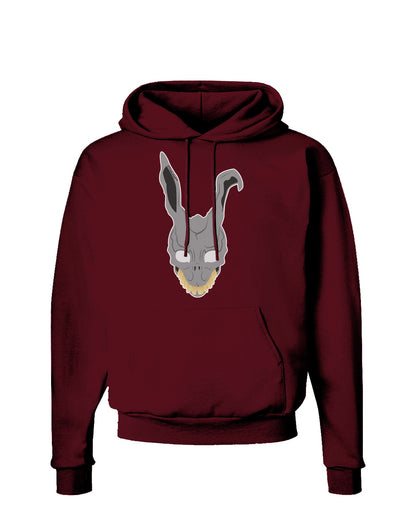 Scary Bunny Face Dark Hoodie Sweatshirt-Hoodie-TooLoud-Maroon-Small-Davson Sales