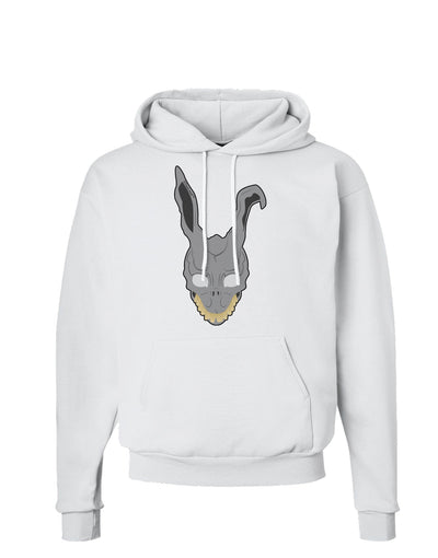Scary Bunny Face Hoodie Sweatshirt-Hoodie-TooLoud-White-Small-Davson Sales