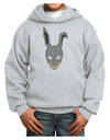 Scary Bunny Face Youth Hoodie Pullover Sweatshirt-Youth Hoodie-TooLoud-Ash-XS-Davson Sales