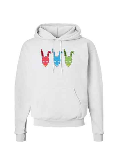 Scary Bunny Tri-color Hoodie Sweatshirt-Hoodie-TooLoud-White-Small-Davson Sales