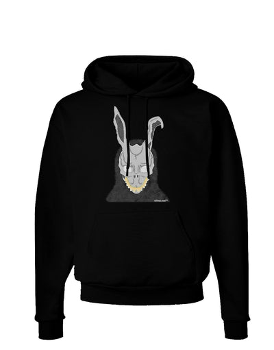 Scary Buny Face Watercolor Dark Hoodie Sweatshirt-Hoodie-TooLoud-Black-Small-Davson Sales