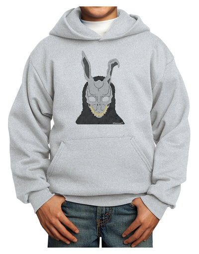 Scary Buny Face Watercolor Youth Hoodie Pullover Sweatshirt-Youth Hoodie-TooLoud-Ash-XS-Davson Sales