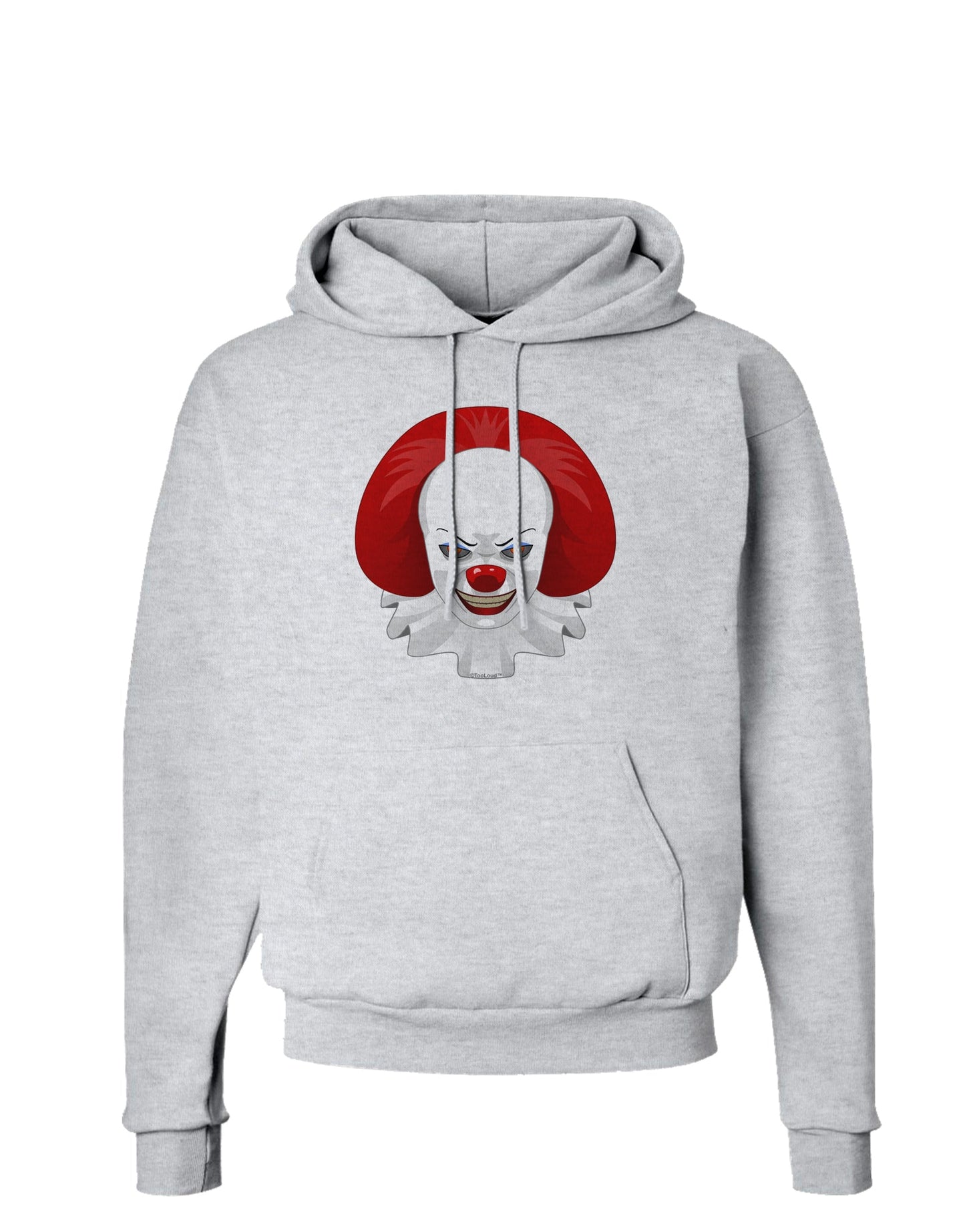Scary Clown Face B - Halloween Hoodie Sweatshirt-Hoodie-TooLoud-AshGray-Small-Davson Sales
