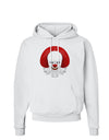 Scary Clown Face B - Halloween Hoodie Sweatshirt-Hoodie-TooLoud-White-Small-Davson Sales