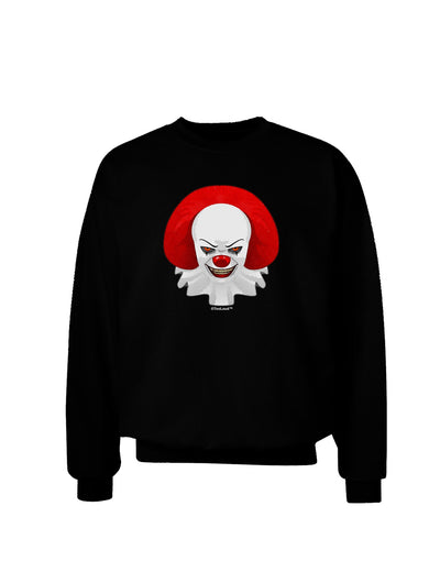Scary Clown Watercolor Adult Dark Sweatshirt-Sweatshirts-TooLoud-Black-Small-Davson Sales