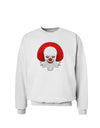 Scary Clown Watercolor Sweatshirt-Sweatshirts-TooLoud-White-Small-Davson Sales