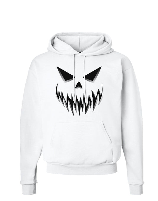 Scary Evil Jack O' Lantern Pumpkin Face Hoodie Sweatshirt-Hoodie-TooLoud-White-Small-Davson Sales