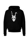 Scary Face Bunny White Dark Hoodie Sweatshirt-Hoodie-TooLoud-Black-Small-Davson Sales