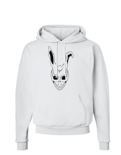 Scary Face Bunny White Hoodie Sweatshirt-Hoodie-TooLoud-White-Small-Davson Sales