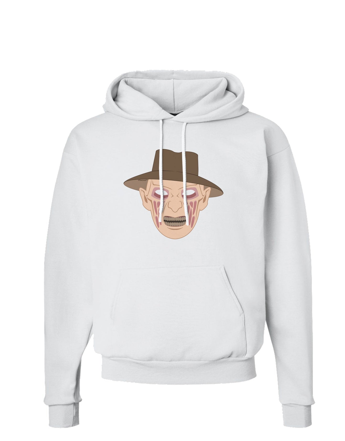 Scary Face With a Hat - Halloween Hoodie Sweatshirt-Hoodie-TooLoud-White-Small-Davson Sales