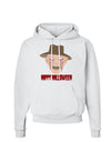 Scary Face With a Hat - Happy Halloween Hoodie Sweatshirt-Hoodie-TooLoud-White-Small-Davson Sales