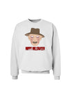 Scary Face With a Hat - Happy Halloween Sweatshirt-Sweatshirts-TooLoud-White-Small-Davson Sales
