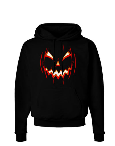 Scary Glow Evil Jack O Lantern Pumpkin Dark Hoodie Sweatshirt-Hoodie-TooLoud-Black-Small-Davson Sales