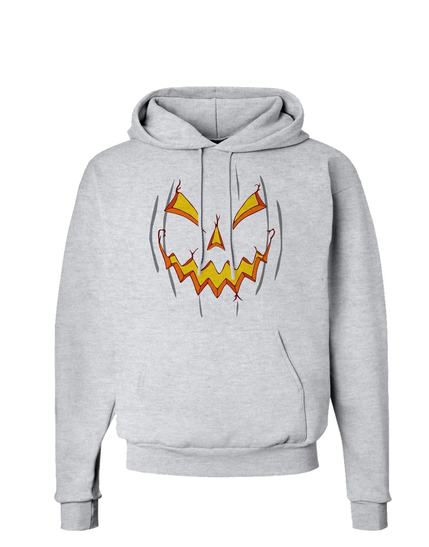 Scary Glow Evil Jack O Lantern Pumpkin Hoodie Sweatshirt-Hoodie-TooLoud-AshGray-Small-Davson Sales