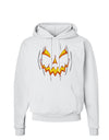 Scary Glow Evil Jack O Lantern Pumpkin Hoodie Sweatshirt-Hoodie-TooLoud-White-Small-Davson Sales
