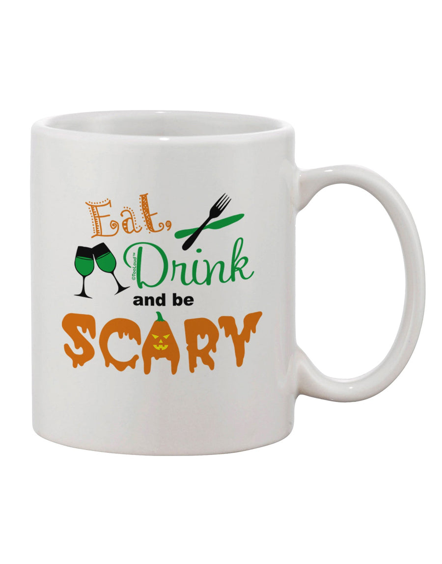 Scary Green Printed 11 oz Coffee Mug - Perfect for Enjoying Your Favorite Beverages! - TooLoud-11 OZ Coffee Mug-TooLoud-White-Davson Sales
