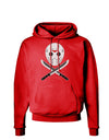 Scary Mask With Machete - Halloween Dark Hoodie Sweatshirt-Hoodie-TooLoud-Red-Small-Davson Sales