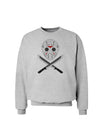 Scary Mask With Machete - Halloween Sweatshirt-Sweatshirts-TooLoud-AshGray-Small-Davson Sales