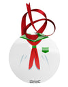 School Uniform Costume - Green Circular Metal Ornament All Over Print-Ornament-TooLoud-White-Davson Sales