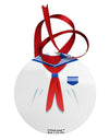 School Uniform Costume - White Circular Metal Ornament All Over Print-Ornament-TooLoud-White-Davson Sales