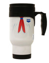 School Uniform Costume - White Stainless Steel 14oz Travel Mug All Over Print-Travel Mugs-TooLoud-White-Davson Sales