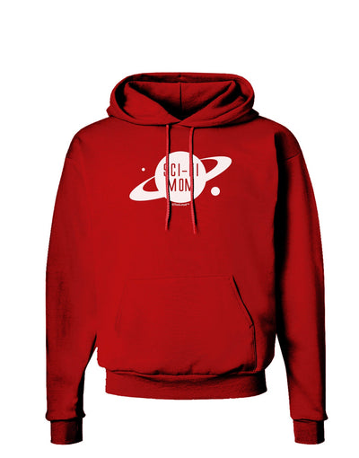Sci-Fi Mom - Mother's Day Design Dark Hoodie Sweatshirt-Hoodie-TooLoud-Red-Small-Davson Sales