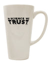 Scientifically Inspired 16 Ounce Conical Latte Coffee Mug - Expertly Crafted by TooLoud-Conical Latte Mug-TooLoud-White-Davson Sales