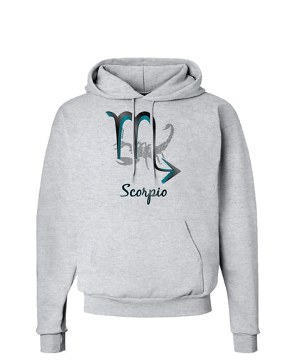 Scorpio Symbol Hoodie Sweatshirt-Hoodie-TooLoud-AshGray-Small-Davson Sales