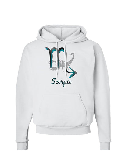 Scorpio Symbol Hoodie Sweatshirt-Hoodie-TooLoud-White-Small-Davson Sales