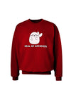 Seal of Approval Adult Dark Sweatshirt by TooLoud-Sweatshirts-TooLoud-Deep-Red-Small-Davson Sales