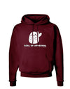 Seal of Approval Dark Hoodie Sweatshirt by TooLoud-Hoodie-TooLoud-Maroon-Small-Davson Sales