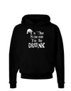 Season To Be Drunk BnW Dark Hoodie Sweatshirt-Hoodie-TooLoud-Black-Small-Davson Sales