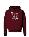 Season To Be Drunk BnW Dark Hoodie Sweatshirt-Hoodie-TooLoud-Maroon-Small-Davson Sales