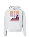Seattle Skyline Sunrise Hoodie Sweatshirt-Hoodie-TooLoud-White-Small-Davson Sales