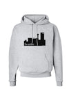 Seattle Skyline with Space Needle Hoodie Sweatshirt by TooLoud-Hoodie-TooLoud-AshGray-Small-Davson Sales