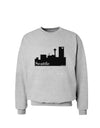 Seattle Skyline with Space Needle Sweatshirt by TooLoud-Sweatshirts-TooLoud-AshGray-Small-Davson Sales